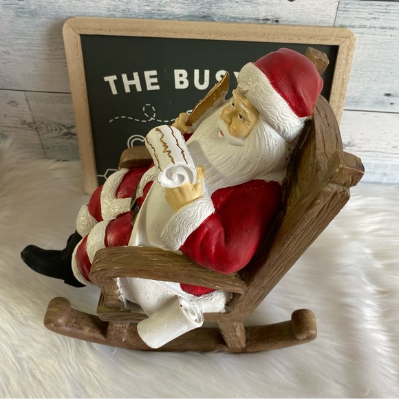 Christmas Santa On Rocking Chair - Picture 6 of 11
